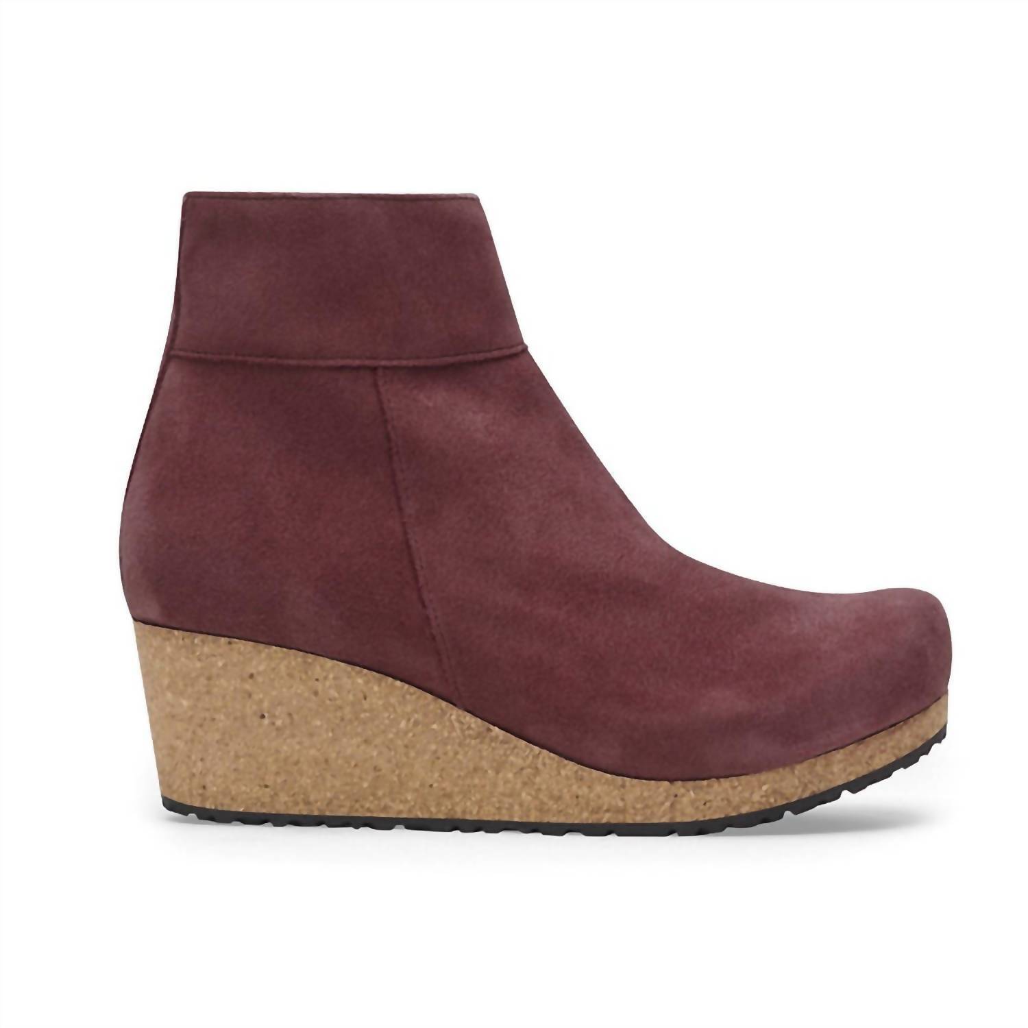 New Birkenstock Women's Ebba Ankle Boot In Berry Crush
